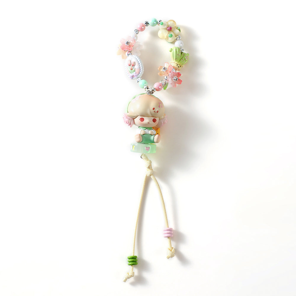 POPMART pop beans keychain | phone strap| bag charm|mini blind box figures accessories |personalized gift
